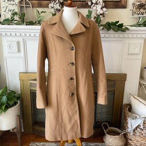 Womens Anne Klein Wool Coat